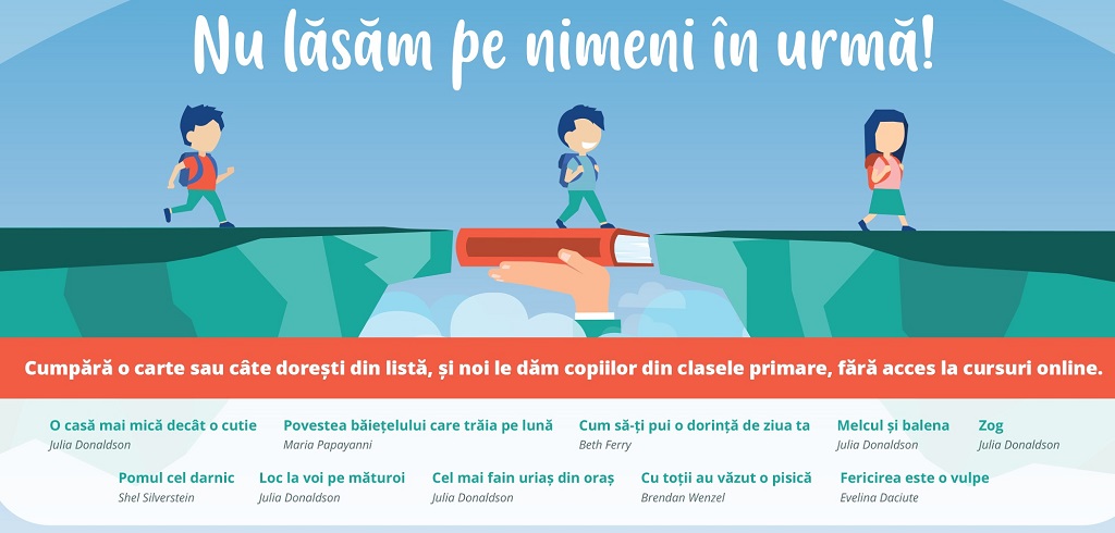 Overtake driver oasis Cărți pentru copiii de la sat. ”Nu lăsa pe nimeni în urmă!”, apelul public  lansat de Fundația Noi Orizonturi - SparkNews.ro