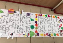 Cea mai lungă scrisoare pentru Moș Crăciun, scrisă de elevii unei școli din Buzău FOTO