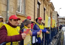 Profesorii au pichetat sediul MEN. Răspunsurile punctuale ale ministerului la revendicările sindicaliștilor