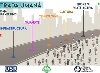 Studenţii vor să facă autostradă umană în Piaţa Universităţii din Bucureşti: ”#Șînoi, tinerii, vrem autostrăzi!”