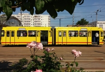 Elevii de la Șincai îi invită pe bucureșteni într-o călătorie ”plină de poezie” cu tramvaiul galben de epocă