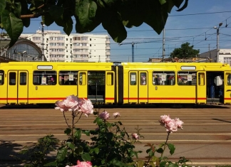 Elevii de la Șincai îi invită pe bucureșteni într-o călătorie ”plină de poezie” cu tramvaiul galben de epocă
