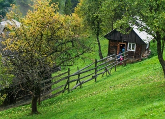 Cea mai mică școală din România, în imagini: O căsuță, într-un cătun din Maramureș