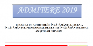 Broșura pentru admiterea la liceu 2019 București, publicată de ISMB: Locurile la licee, numărul de clase și media ultimului admis de anul trecut