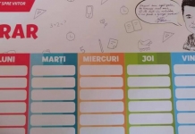 Consiliul Municipal al Elevilor București acuză politizarea din școli. Primarul sectorului 5 a distribuit orare personalizate cu caricatura lui