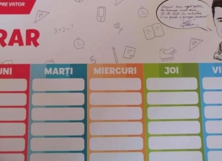 Consiliul Municipal al Elevilor București acuză politizarea din școli. Primarul sectorului 5 a distribuit orare personalizate cu caricatura lui