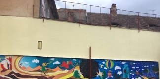 Povestea Micului Prinț, pictată de copii în curtea unei școli din Sibiu: ”Am învățat să petrecem timpul împreună și să fim mai prietenoși”