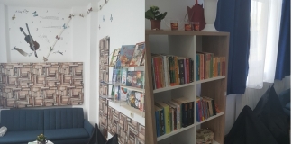 Club de lectură și aventură, într-o școală din Buzău. O sală de depozitare a fost transformată într-un loc în care copiii se simt „ca acasă”