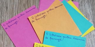 Metoda inventată de o profesoară pentru învățarea verbelor în limba franceză. Elevii au spus: ”Ce idee! Sunteți genială!” FOTO