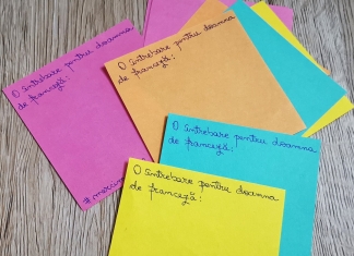 Metoda inventată de o profesoară pentru învățarea verbelor în limba franceză. Elevii au spus: ”Ce idee! Sunteți genială!” FOTO