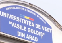Cursurile suspendate pentru 14 zile la Universitatea de Vest ”Vasile Goldiş” din Arad, ca măsură preventivă împotriva coronavirusului