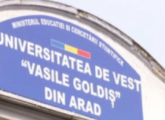 Cursurile suspendate pentru 14 zile la Universitatea de Vest ”Vasile Goldiş” din Arad, ca măsură preventivă împotriva coronavirusului
