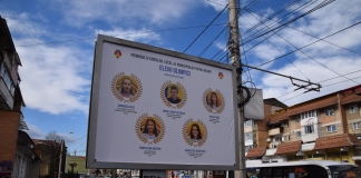Elevii olimpici din Piatra-Neamț, promovați pe panourile publicitare din oraș FOTO