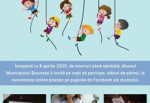 Muzeul animat: Programe speciale pentru copii, transmise online de Muzeul Municipiului București