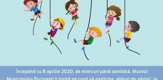 Muzeul animat: Programe speciale pentru copii, transmise online de Muzeul Municipiului București