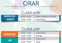 Orarul Teleșcoala din această săptămână. Cursurile televizate pentru clasele a VIII-a și a XII-a se reiau miercuri