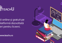 Meditații gratuite pentru liceeni pe platforma TeachU, lansată de o echipă de tineri în cadrul programului ”Creatori de viitor”