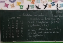 O învățătoare dintr-un sat din Sibiu a mers la școală și le-a predat pe Zoom elevilor săi de clasa a IV-a ultima lecție la tablă