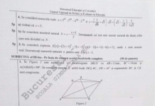 Subiecte Matematică, Evaluarea Națională 2020. Cum se rezolvau problemele la Matematică