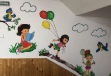 Culoare, veselie și povești pictate pentru copii, la Școala Gimnazială ”Nanu Muscel” din Câmpulung VIDEO