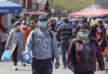 Purtarea măștii de protecție, obligatorie în toate spaţiile deschise în localitățile cu rata de infectare peste 3 la mia de locuitori