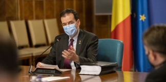 Masca ar putea deveni obligatorie și în aer liber, în zonele aglomerate. Premierul Ludovic Orban: Discutăm această posibilitate