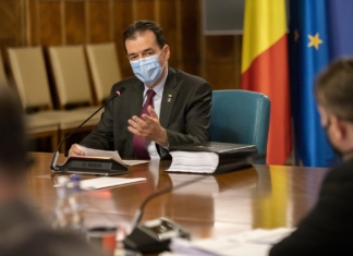 Masca ar putea deveni obligatorie și în aer liber, în zonele aglomerate. Premierul Ludovic Orban: Discutăm această posibilitate