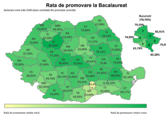 Rezultate finale BAC 2020. MEC: 64,5% dintre candidați au promovat examenul de Bacalaureat în prima sesiune