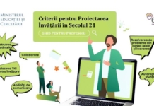 Ministerul Educației anunță lansarea ghidului pentru profesori „Proiectarea Învățării în Secolul 21”