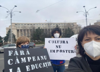 Tudor Chirilă, protest în Piața Victoriei față de numirea lui Sorin Cîmpeanu la Educație: Este absolut inacceptabil să nu putem să pornim reforma
