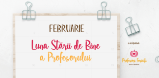 Profesori Fericiți pentru România: Februarie, luna stării de bine a profesorului – ediția a doua. Calendarul evenimentelor