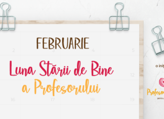 Profesori Fericiți pentru România: Februarie, luna stării de bine a profesorului – ediția a doua. Calendarul evenimentelor