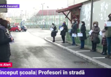 Protest al profesorilor de la Șincai față de numirea noilor directori de către ISMB: ”Inspectoratul general ne-a evacuat înaintea primarului”