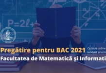 Pregătire pentru BAC 2021. Cursuri gratuite la Matematică şi Informatică, organizate online de Universitatea Ovidius din Constanța