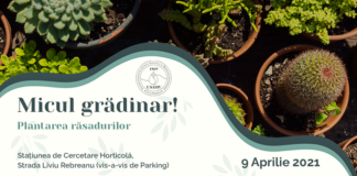 Atelier de grădinărit pentru copii, organizat vineri de Universitatea de Ştiinţe Agricole din Cluj-Napoca