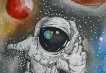 Desenul unei eleve de 14 ani din Maramureș va fi imprimat pe costumul unui astronaut. Alesia: ”Este un vis devenit realitate”