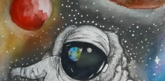 Desenul unei eleve de 14 ani din Maramureș va fi imprimat pe costumul unui astronaut. Alesia: ”Este un vis devenit realitate”