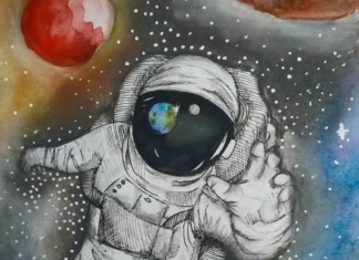 Desenul unei eleve de 14 ani din Maramureș va fi imprimat pe costumul unui astronaut. Alesia: ”Este un vis devenit realitate”