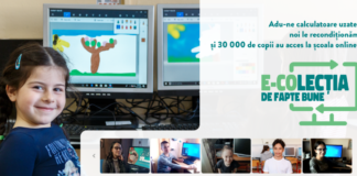 Calculatoare vechi, recondiționate și donate copiilor din medii vulnerabile. O campanie de colectare, organizată de Ateliere Fără Frontiere
