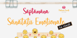 Săptămâna Sănătății Emoționale, sărbătorită în școli și grădinițe din toată țara. Fiecare zi are o temă și un challenge