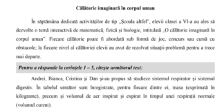 Evaluarea la clasa a VI-a va avea loc săptămâna viitoare. Modele de teste – Limbă şi comunicare/ Matematică şi Ştiinţe ale naturii