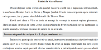 Subiectele la Matematică și Științe ale naturii – Evaluarea Națională 2021, clasa a VI-a