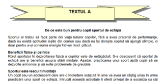Evaluarea Națională 2021, clasa a VI-a. Subiectele pe care le-au avut elevii de rezolvat la Limbă și comunicare