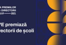 Directorii Anului 2021: Înscrierile se fac până pe 17 octombrie. Vor fi premiați directorii de școli cu performanțe excepționale