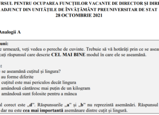 Concursul pentru directorii de școli, sesiunea specială. Subiectele pe care le-au avut de rezolvat candidații și șablonul de evaluare