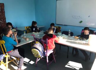 Meditații la sat. Patricia și Mădălina sunt eleve la liceu, fac voluntariat și ajută copiii care au rămas în urmă să-și găsească „ușa către viitor”