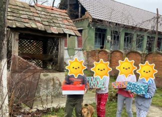 „Bucurie la cutie”: O campanie de Crăciun în care 1.500 de copii din mediul rural au primit daruri pregătite de elevi și profesori din Timișoara