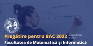 Lecții online pentru Bacalaureat 2022, susținute de Facultatea de Matematică şi Informatică – Universitatea ”Ovidius” din Constanţa