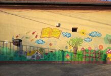 Picturi realizate de o învățătoare la o școală dintr-o comună din Bihor: „Vrem să creăm un mediu atractiv de învățare pentru copii” FOTO