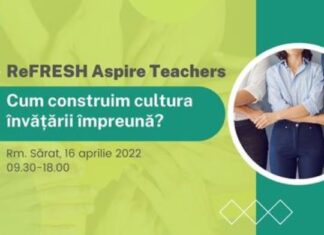 Eveniment Aspires Teachers: Cum construim cultura învățării împreună? Schimb de bune practici între profesori și un tur de tip Biblioteca vie